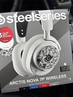 SteelSeries Arctis Nova 7P Wireless Headset - Booster Pack Bundle